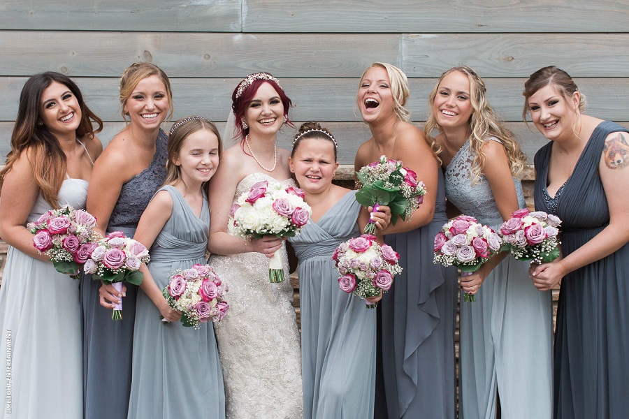 junior bridesmaid wedding