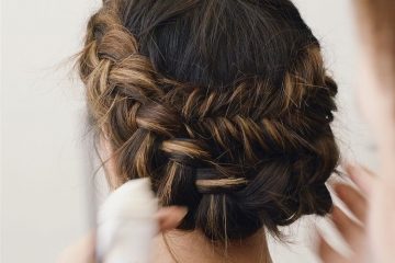 prepare hair for wedding day